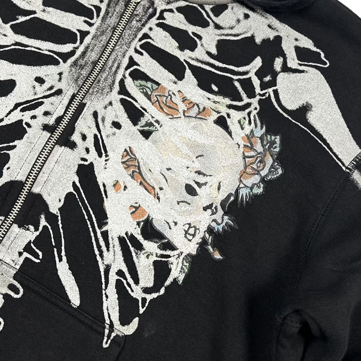 Ed Hardy Vintage Ed Hardy x Christian Audigier Skeleton Zip Hoodie Size US XL / EU 56 / 4 - 9 Thumbnail