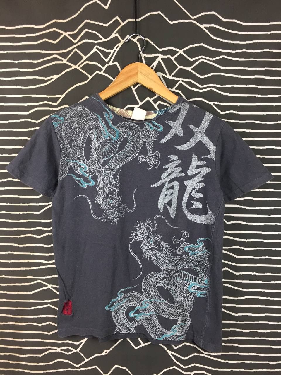 Karakuri Tamashii Vtg Karakuri Tamashii Japanese Wano Style Twin Dragon Tee Size US S / EU 44-46 / 1 - 1 Thumbnail