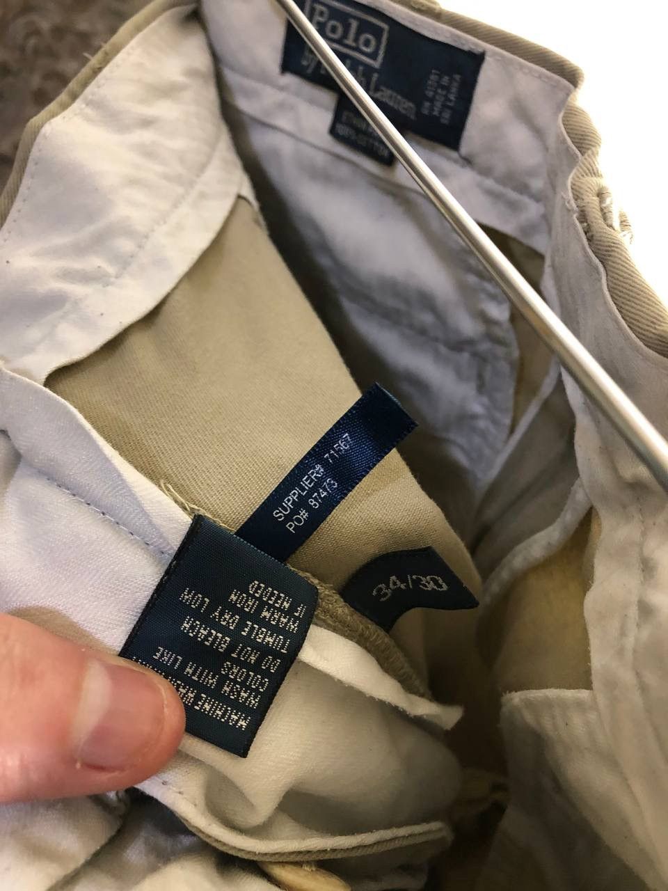 Polo Ralph Lauren VINTAGE POLO RALPH LAUREN CHINO PANTS RETRO DELUX Y2K 90s Size US 34 / EU 50 - 4 Thumbnail
