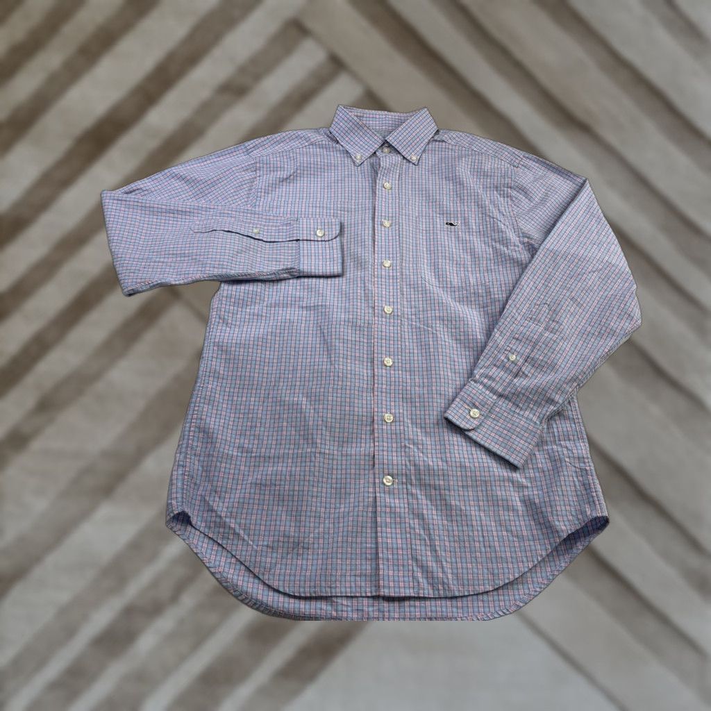 Vineyard Vines Vineyard Vines Button-Down Shirt Plaid Mens Small Classic Fit Tucker Logo Pocket Breathing Lightweight Multicolor Cotton Casual Shirt Size US S / EU 44-46 / 1 - 1 Thumbnail