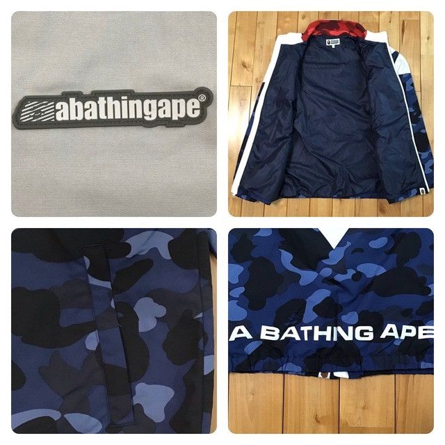 Bape BAPE STA Track Top Jacket Blue camo a bathing ape star Size US L / EU 52-54 / 3 - 5 Thumbnail