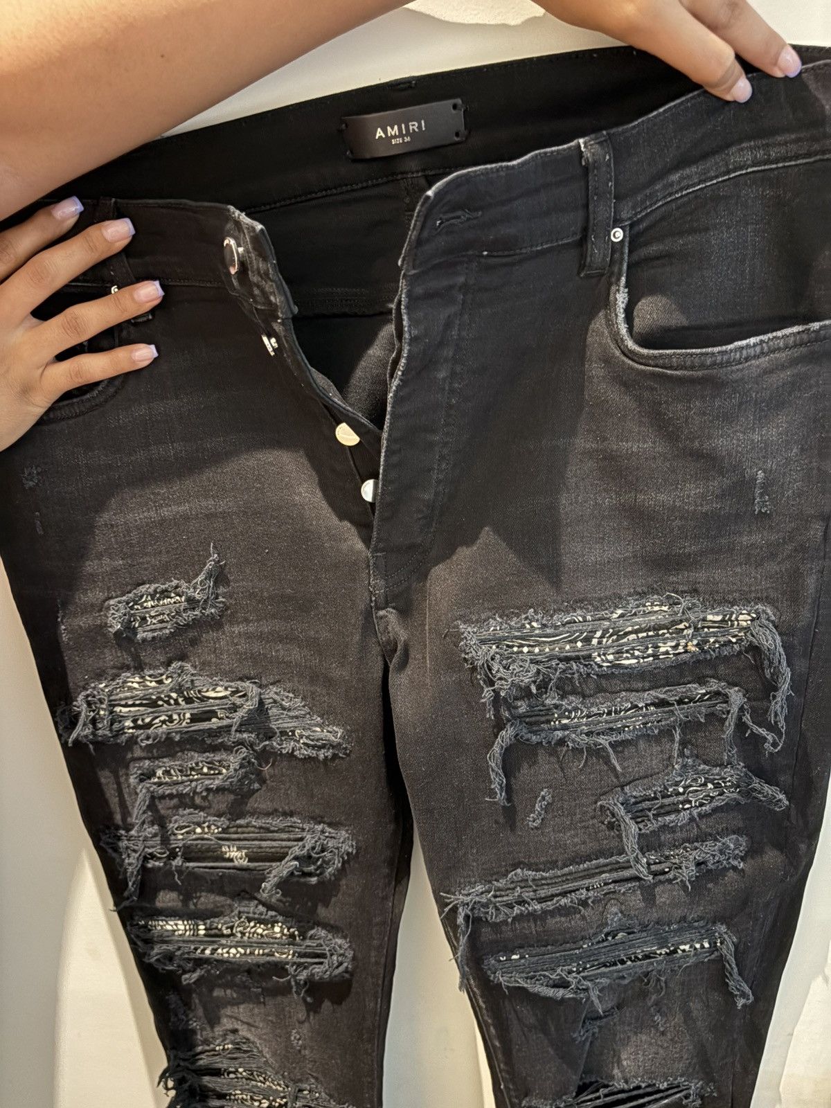 Amiri Amiri BandanaThrasher Jeans Size US 36 / EU 52 - 12 Thumbnail