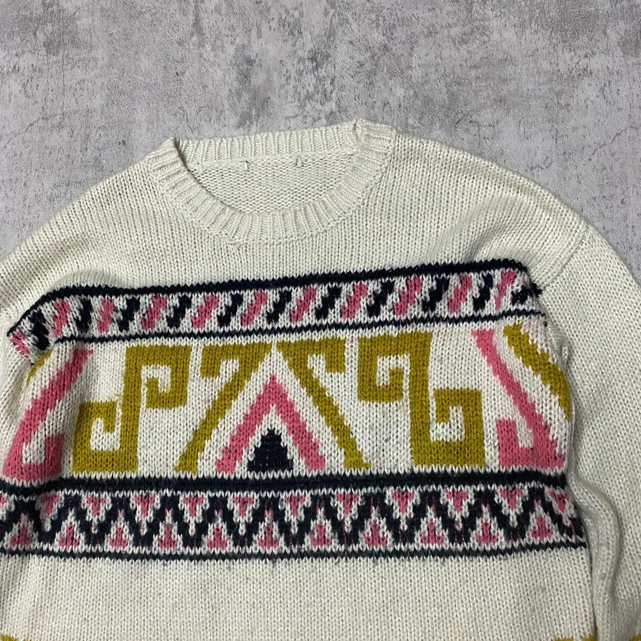 Other Multi-coloured vintage knitted sweater knitwear Size US M / EU 48-50 / 2 - 2 Thumbnail