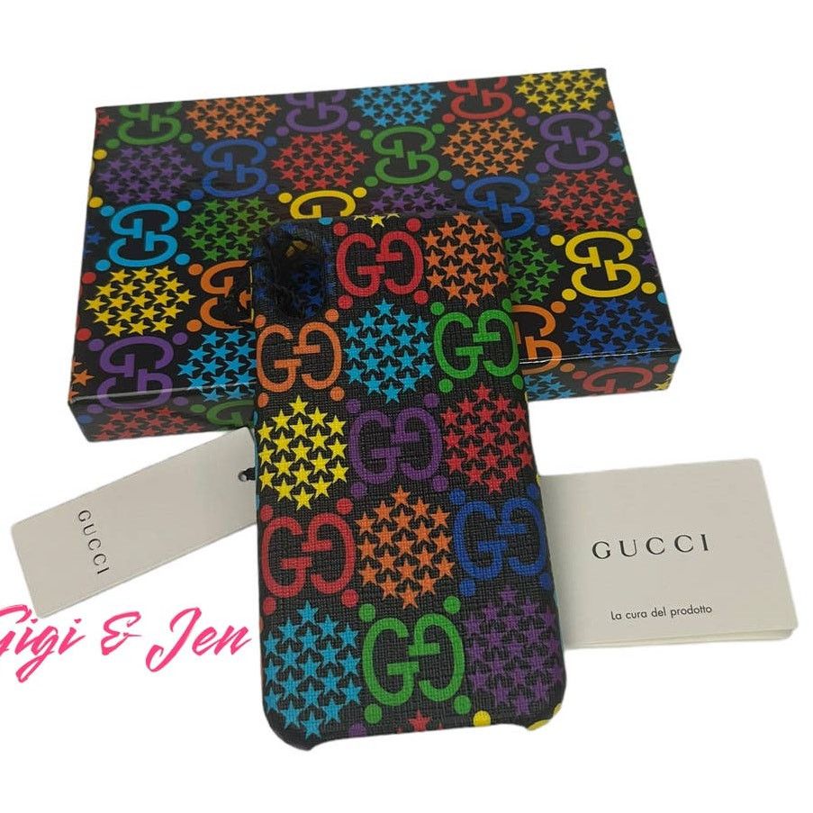 Gucci Authentic Gucci GG Psychedelic 603758 PVC XS / X Phone Case Size ONE SIZE - 1 Thumbnail