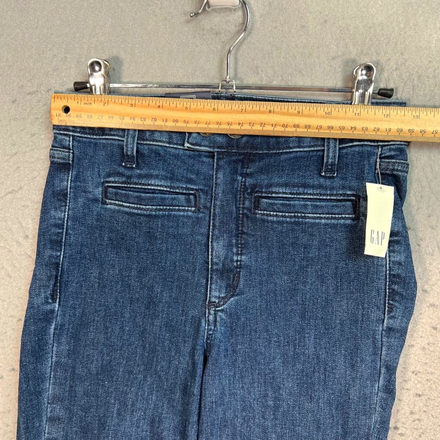 Gap Gap Jeans Womens Size 26 2P Universal Mid Rise Jegging Denim Blue Stretch Shirt? Size 26" / US 2 / IT 38 - 6 Thumbnail
