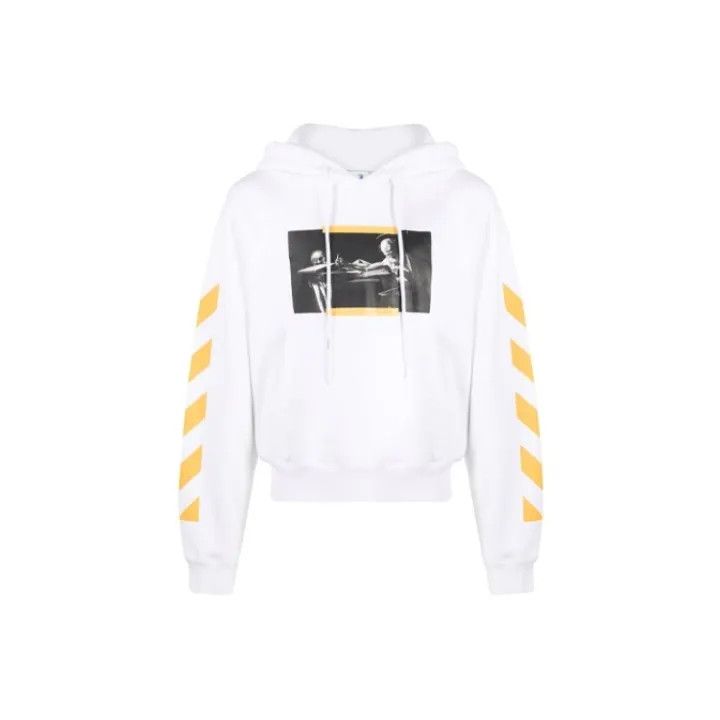 Off-White Off-White FW21 Caravaggio Print Hoodie 0079 Size US M / EU 48-50 / 2 - 1 Thumbnail