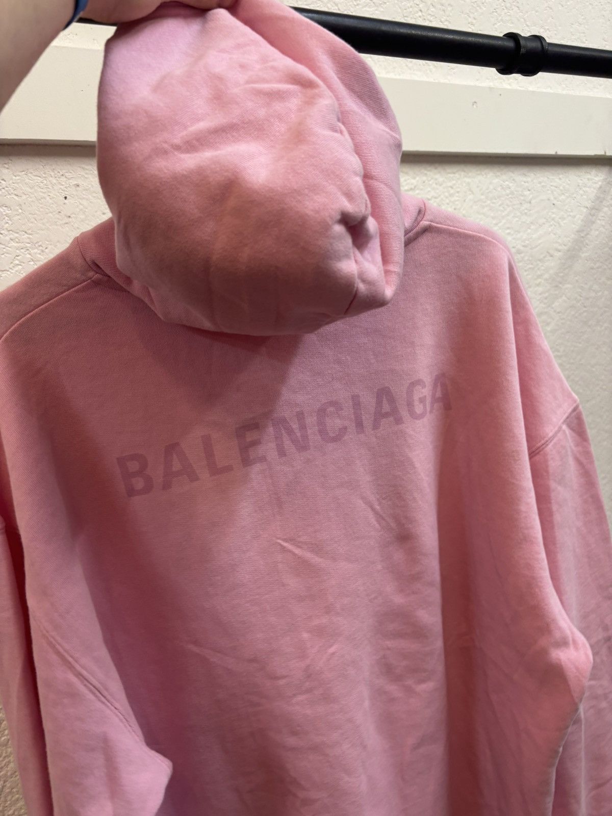 Balenciaga 2022 pink balenci hoodie Size US L / EU 52-54 / 3 - 1 Thumbnail