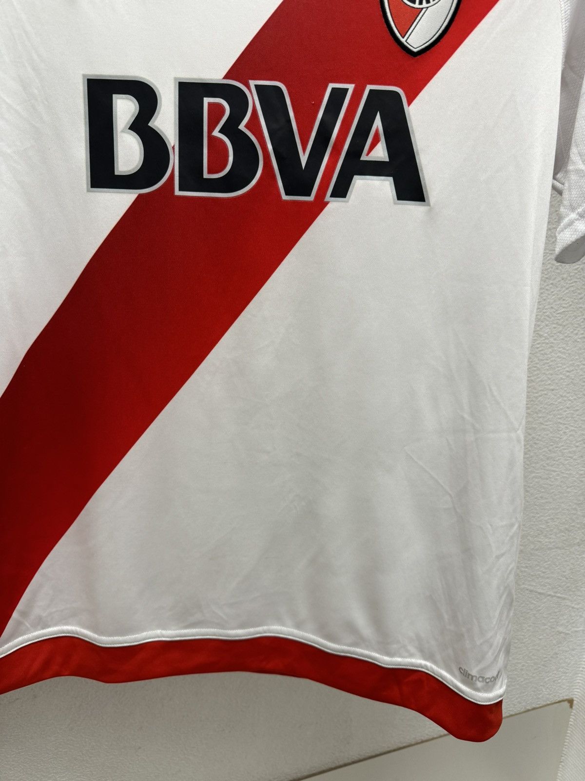 Adidas River plate Argentina adidas soccer jersey 2016/17 L sz Size US L / EU 52-54 / 3 - 5 Thumbnail