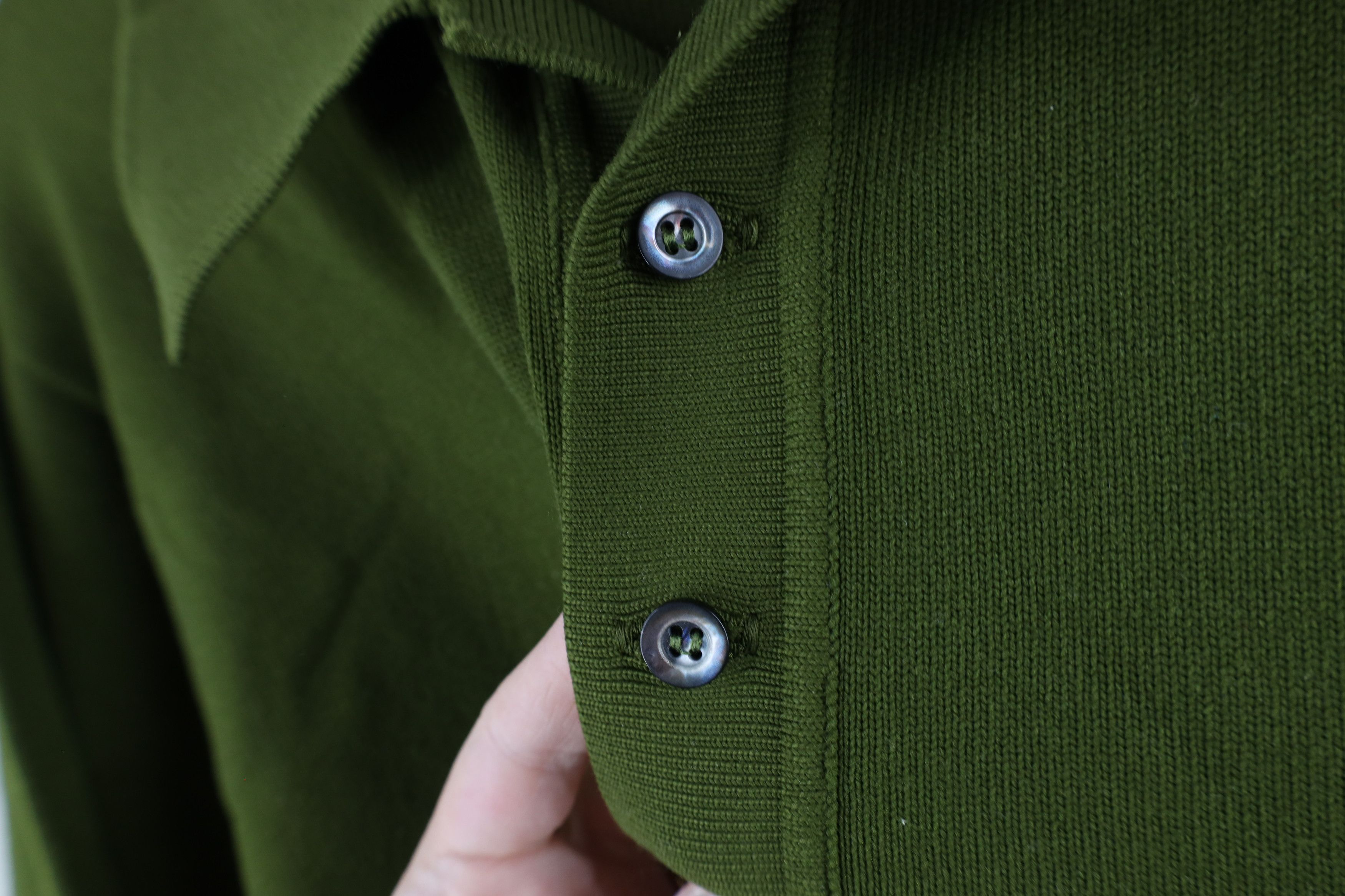 Vintage Vintage 60s 70s Streetwear Long Sleeve Polo Avocado USA Size US M / EU 48-50 / 2 - 5 Thumbnail