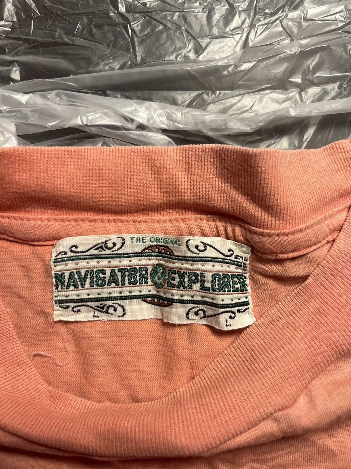 Japanese Brand × Vintage Vintage Navigator & Explorer Graphic Tee Size US L / EU 52-54 / 3 - 5 Thumbnail