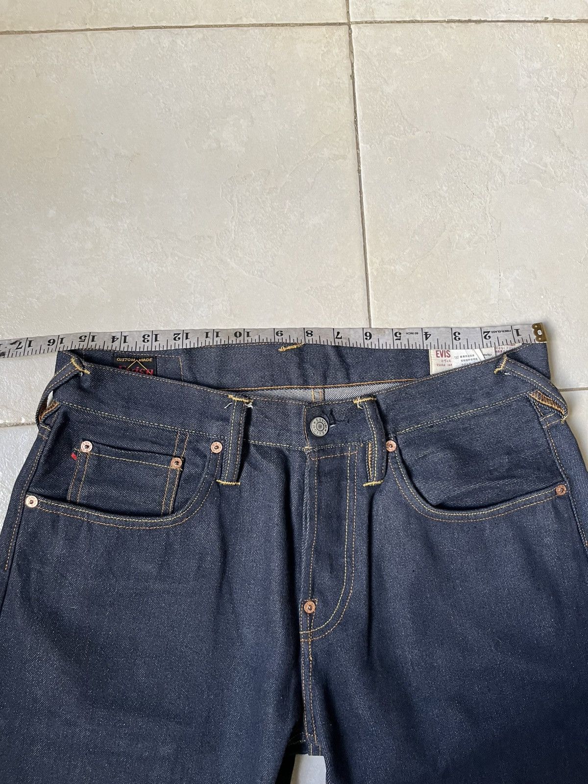 Evisu Evisu denim diacock slevedge jeans sz 34 Size US 34 / EU 50 - 18 Thumbnail