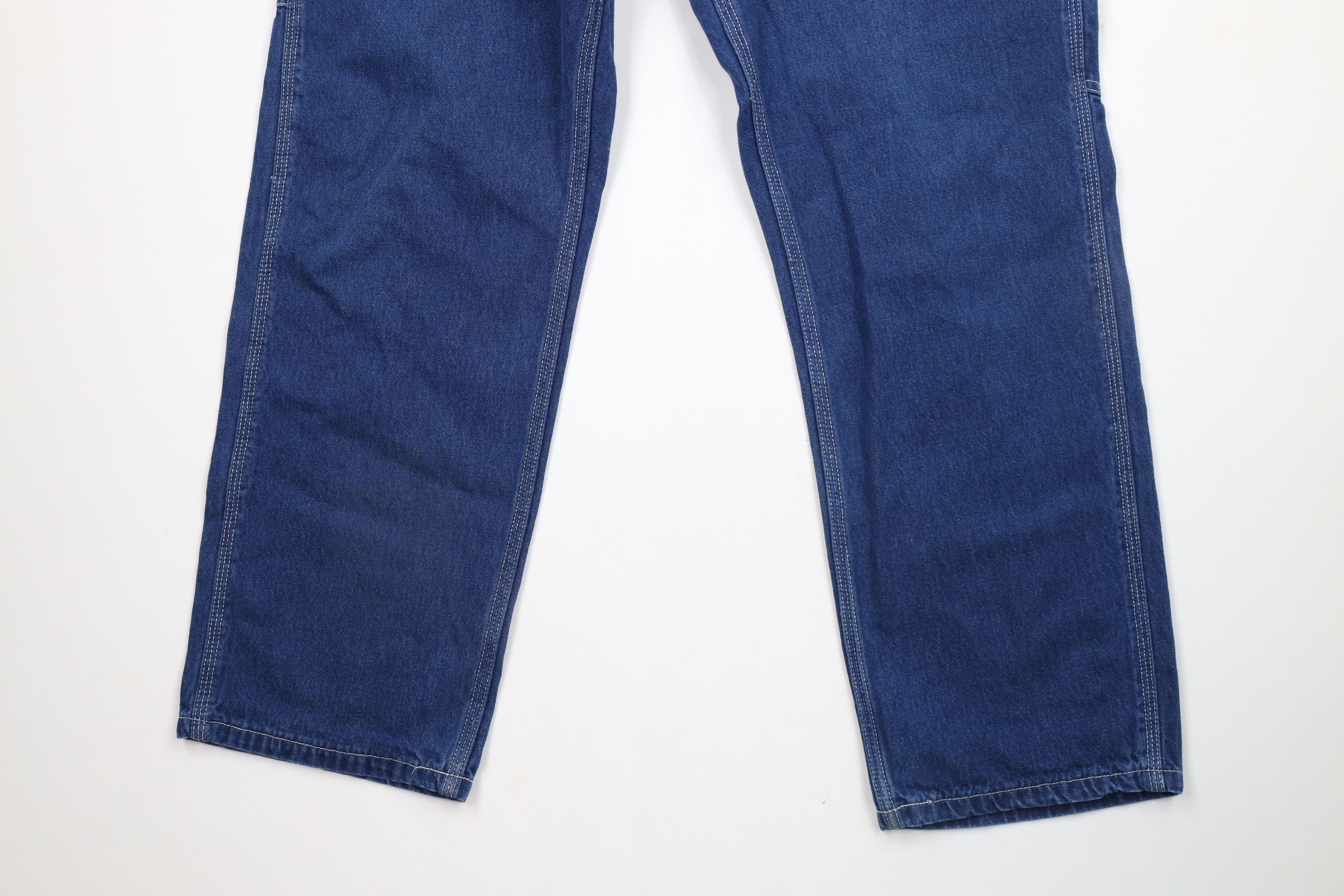 Carhartt × Vintage Vintage Y2K 2004 Carhartt Out Wide Leg Dungaree Denim Jeans Size US 32 / EU 48 - 4 Thumbnail