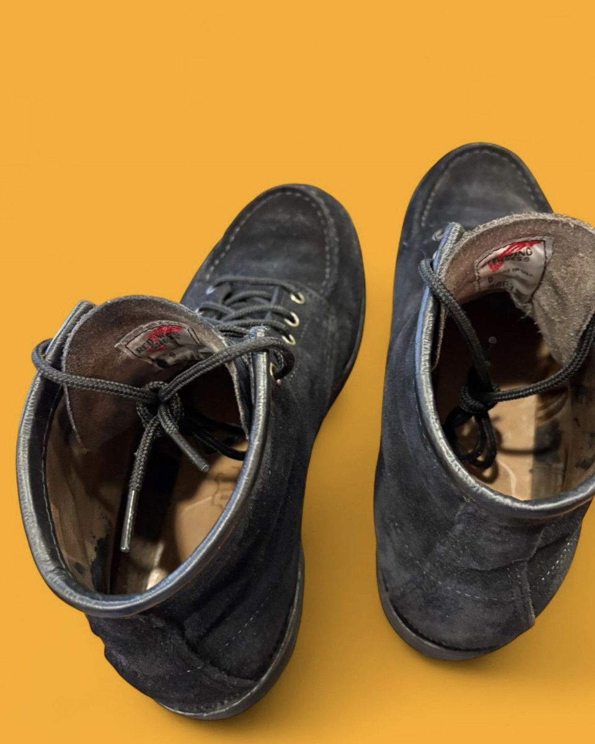 Red Wing Redwing black new-buck moc toe Size US 9 / EU 42 - 6 Thumbnail