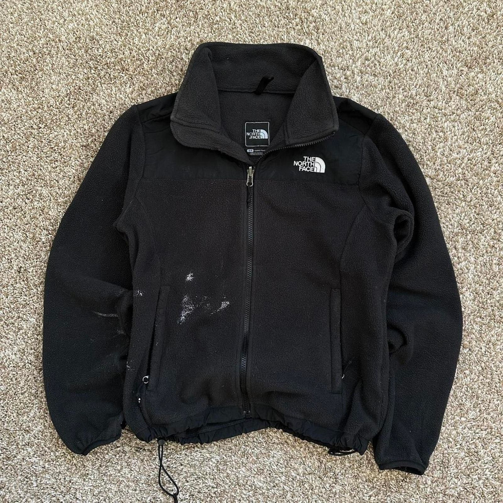 The North Face × Vintage black Basic The North Face TNF Zip Up Fleece Denali Jacket Size S / US 4 / IT 40 - 1 Thumbnail