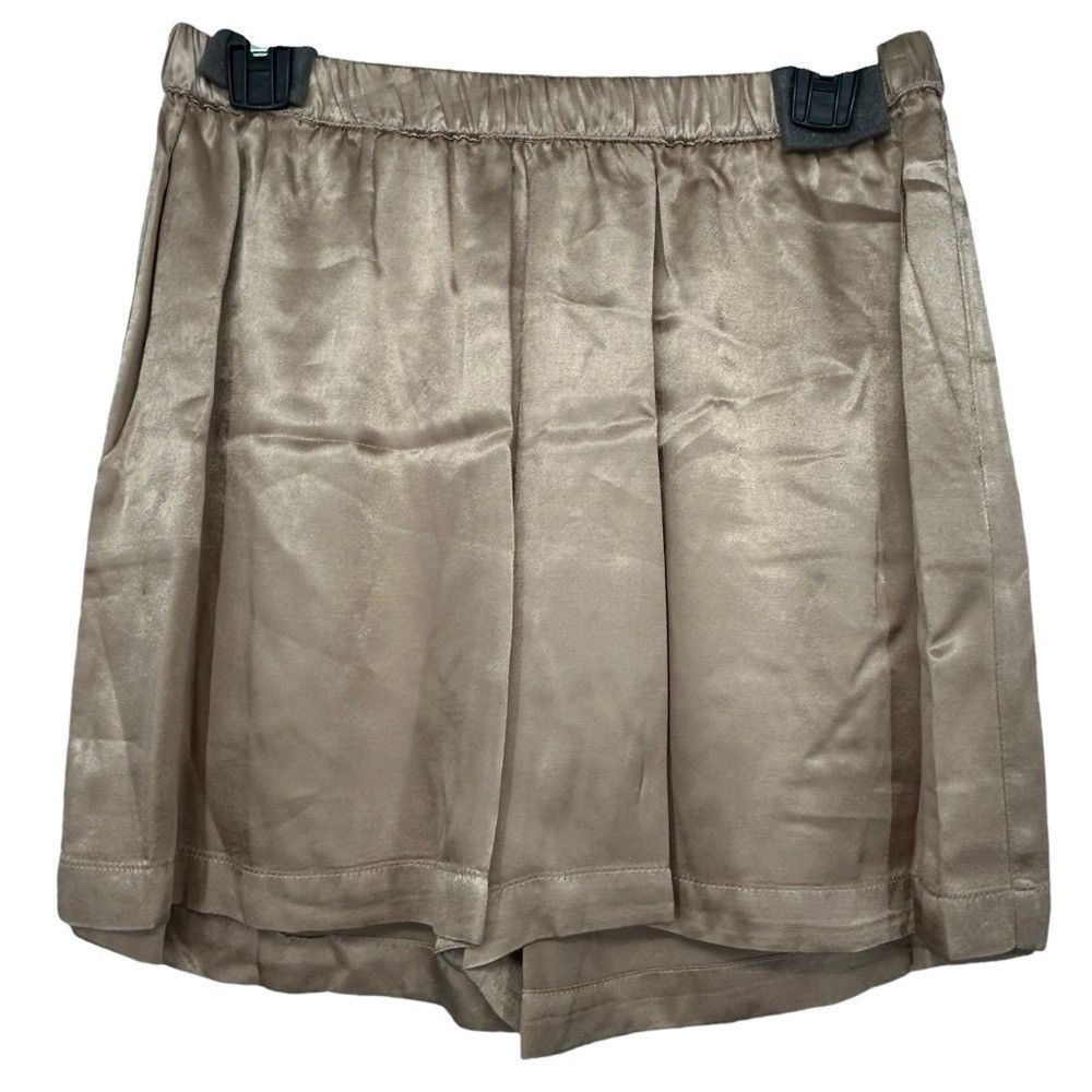 Enza Costa ENZA COSTA SATIN BERMUDA SHORT WITH POCKETS DAY TO DATE Size 25" / US 0 / IT 36 - 7 Thumbnail