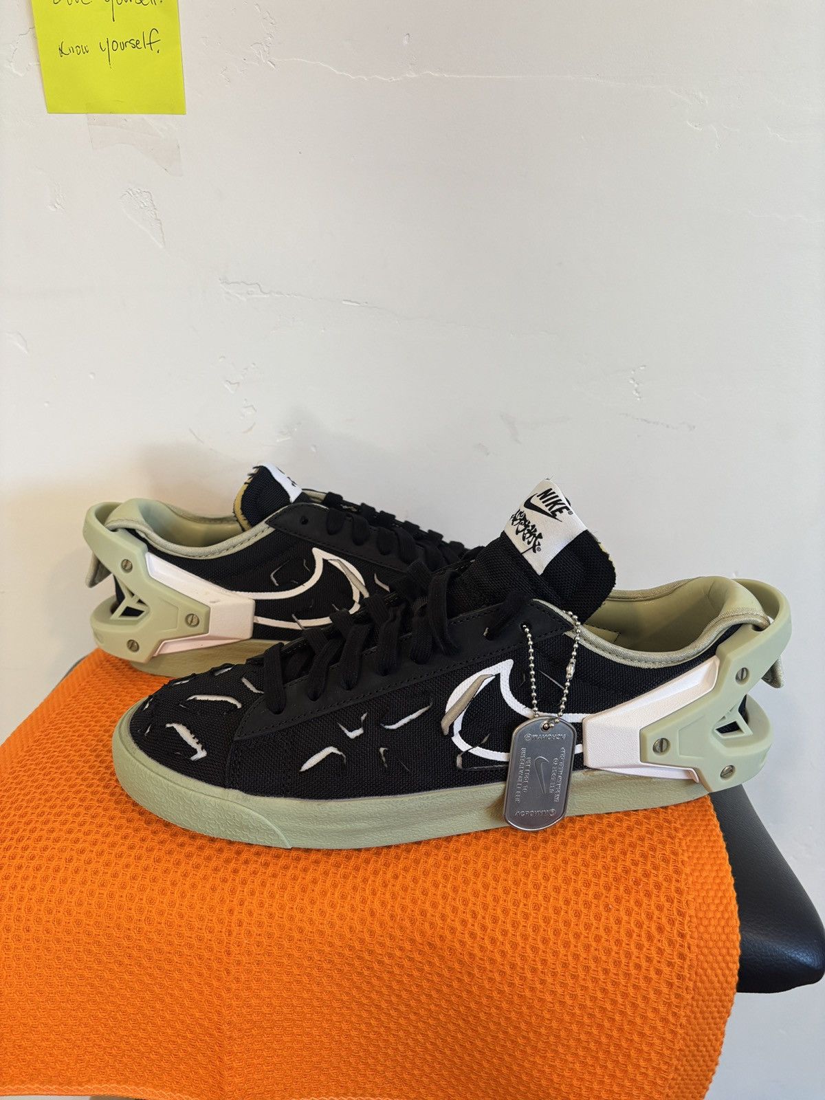 Acronym × Nike Acronym Blazer Low Olive Aura Size US 8 / EU 41 - 1 Thumbnail