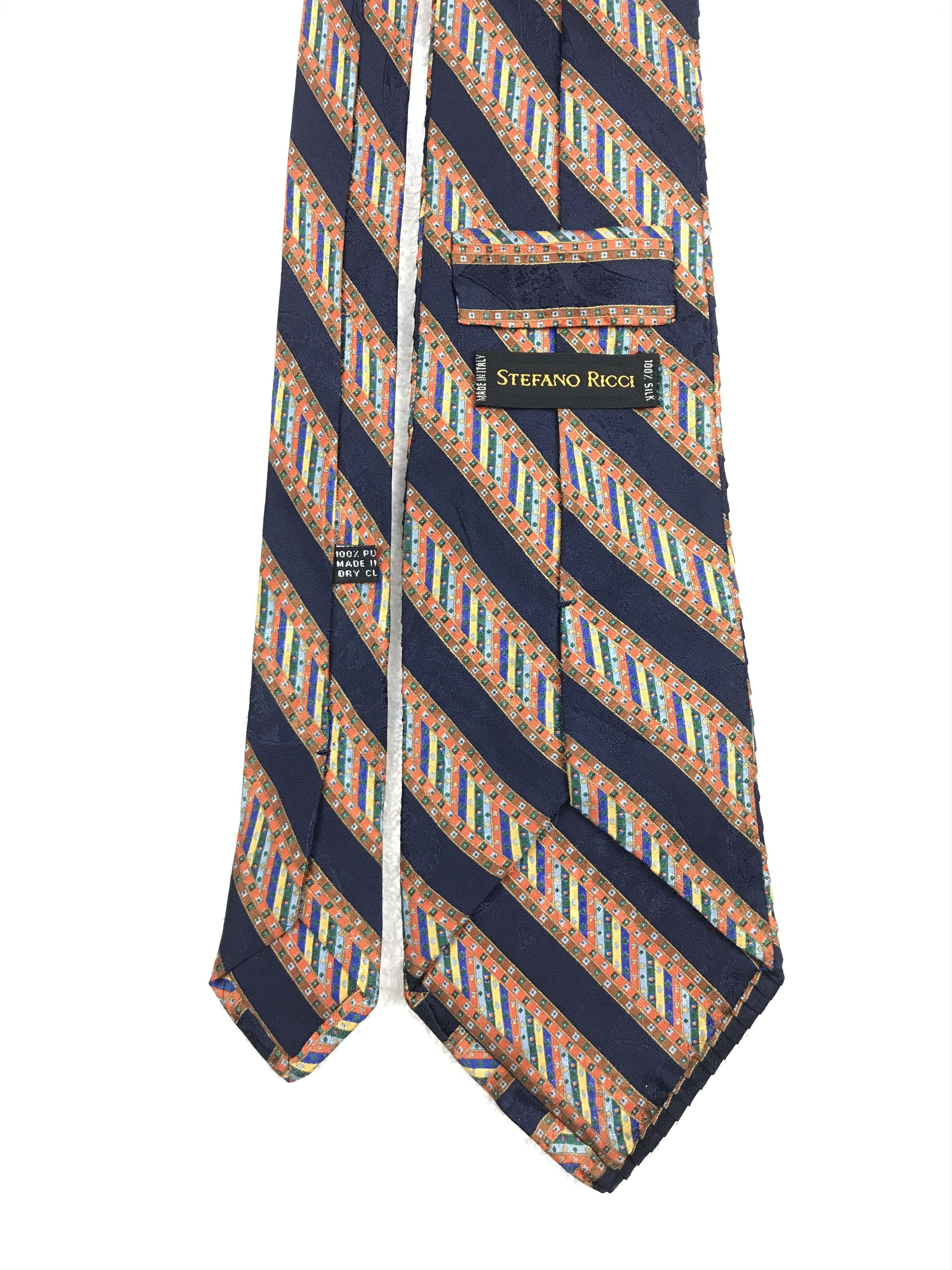Stefano Ricci × Vintage Vintage Stefano Ricci Silk Necktie Size ONE SIZE - 4 Thumbnail