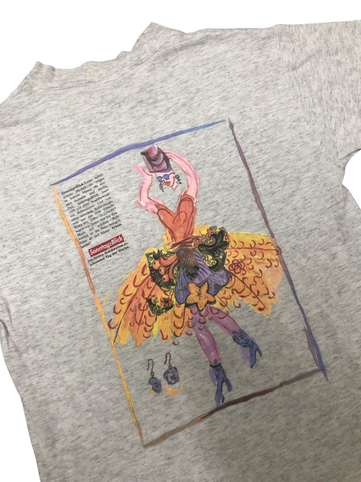 Vintage Vintage Sonntagblick Backhit T shirt Size US M / EU 48-50 / 2 - 3 Thumbnail