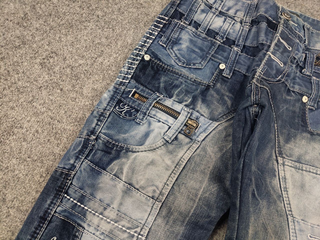 Le Grande Bleu (L.G.B.) Vintage Y2k Kosmo Japan if six was nine Embroidered Jeans Size US 32 / EU 48 - 7 Thumbnail