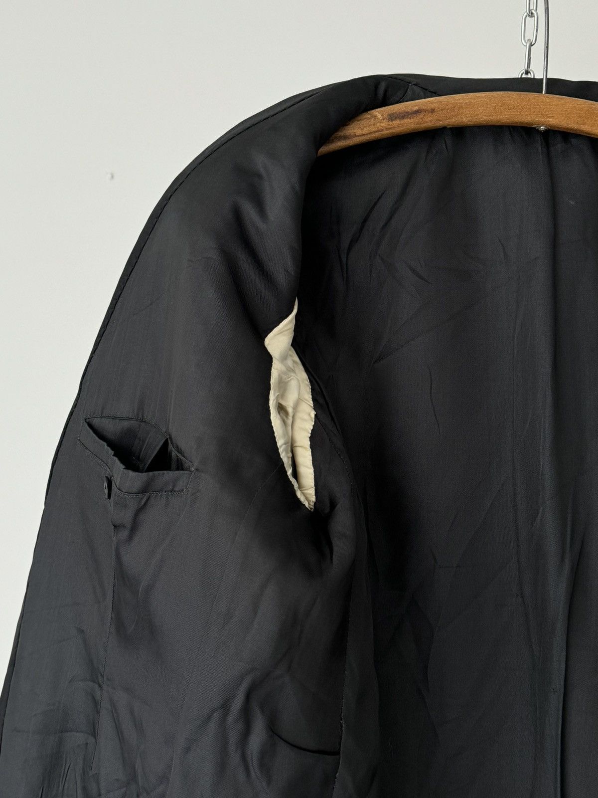 Savile Row Antique ≈1940s Tuxedo Black Tie Blazer Jacket Size US M / EU 48-50 / 2 - 7 Thumbnail