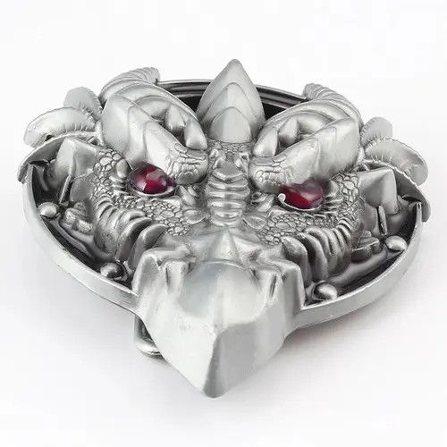 Genuine Leather × Leather Dragon Buckle Leather Belt Size ONE SIZE - 2 Thumbnail