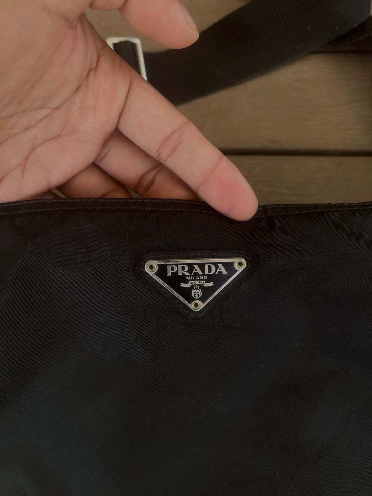 Prada Vintage Prada Nylon Sling Bag Size ONE SIZE - 2 Thumbnail