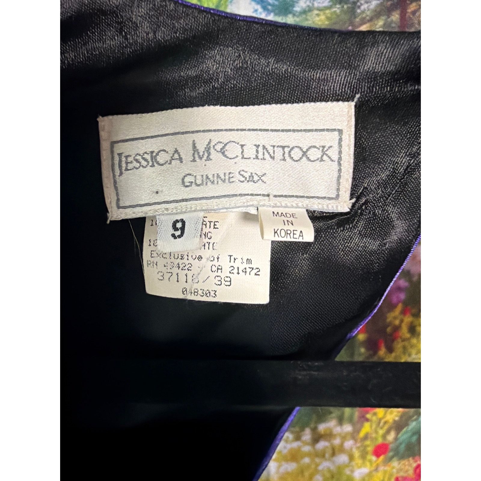 Jessica McClintock 0253 Vintage Jessica McClintock Gunne Sax Dress Size 9 Size S / US 4 / IT 40 - 2 Thumbnail