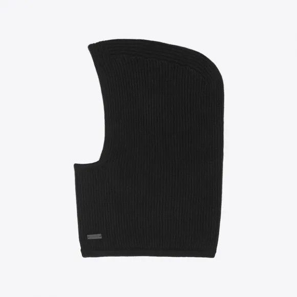 Saint Laurent Paris o1b1hav110125 Size: M / 709822 Ribbed Hat / Cap in Black Size ONE SIZE - 1 Preview