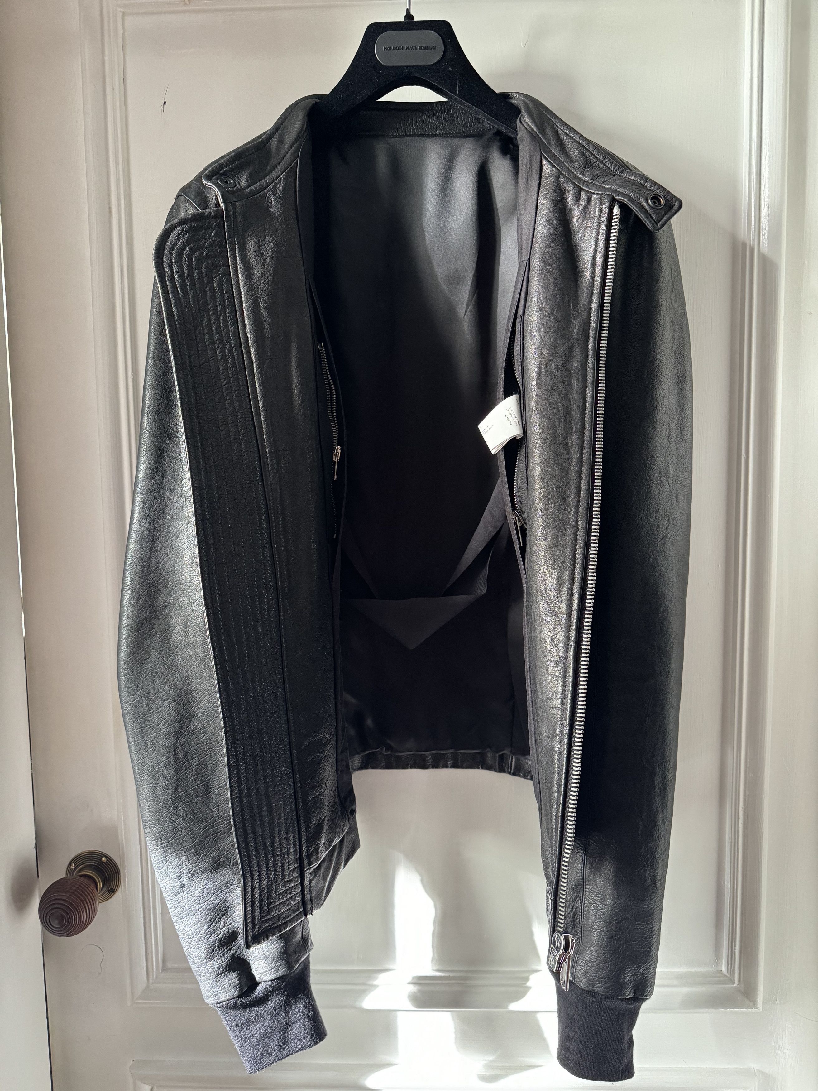 Rick Owens Rick Owens leather jacket,SIZE -S WORN TWO, THREE TIMES Size US S / EU 44-46 / 1 - 9 Thumbnail