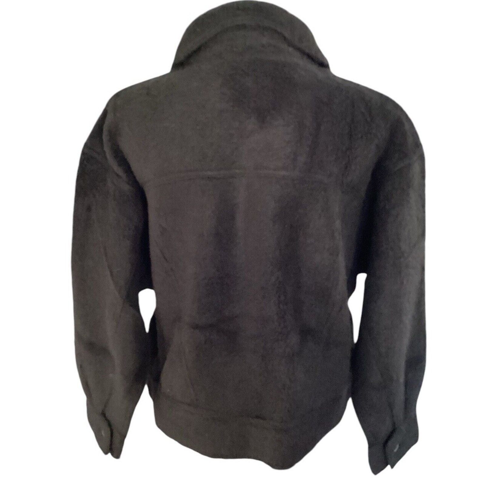 Other Peruvian connection Black alpaca cotton blazer Shacket m Size M / US 6-8 / IT 42-44 - 3 Thumbnail
