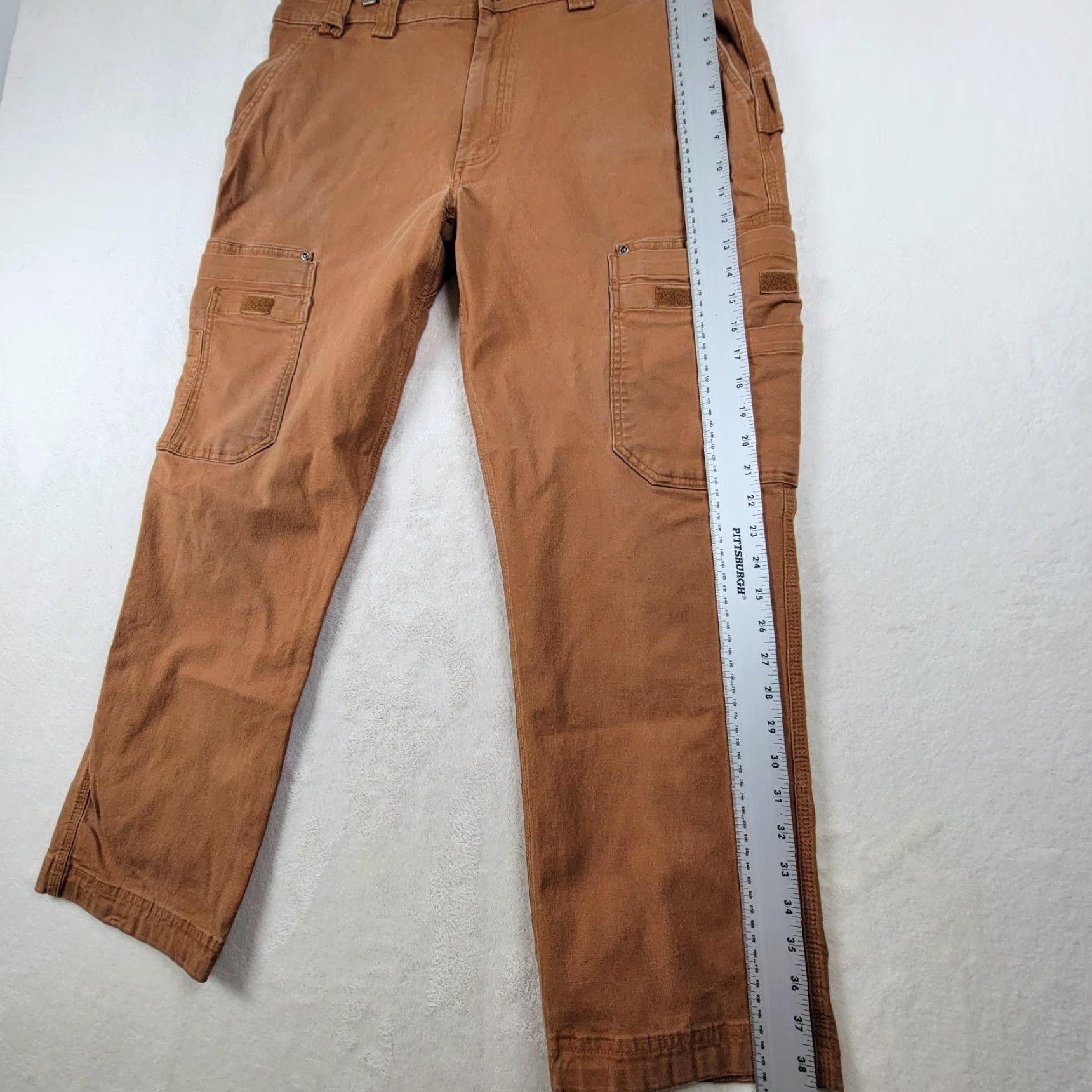 Vintage Duluth Fire Hose Cargo Carpenter Pants Brown Men 40x30 Pants Mens Brown 40x30 Cargo Fire Hose Duluth Size US 40 / EU 56 - 3 Thumbnail