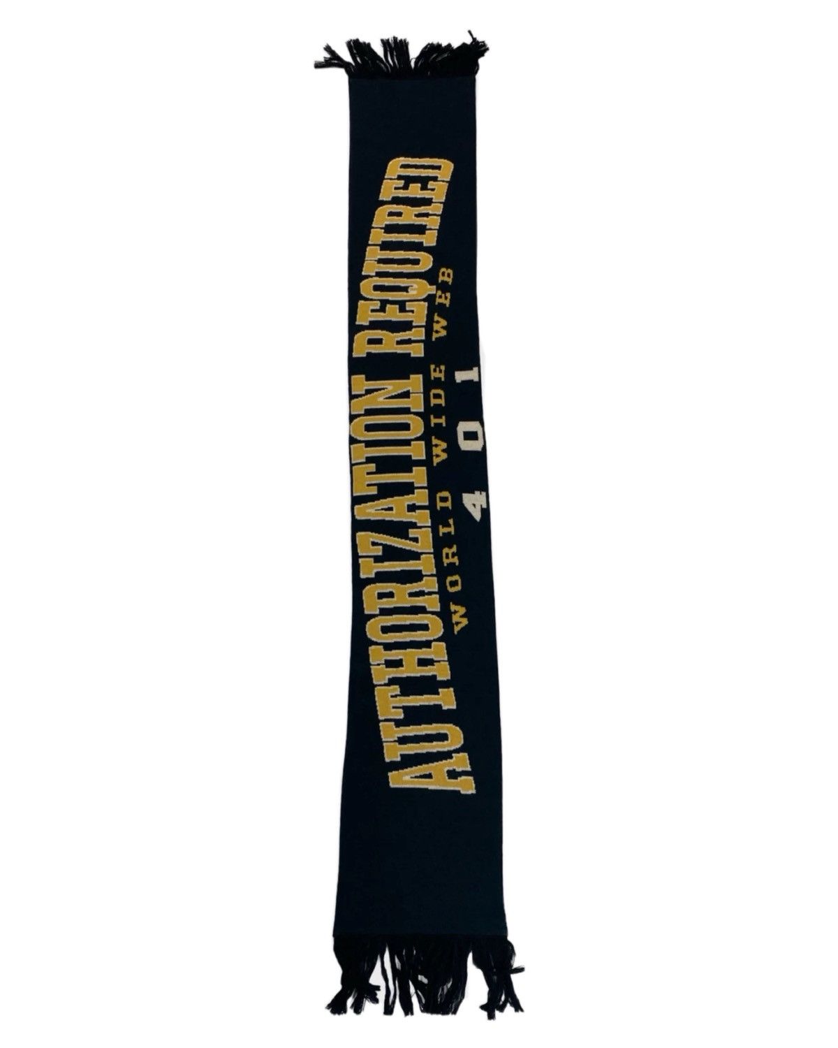 Vetements Vetements Hahaha Authorization Required Runway Scarf Size ONE SIZE - 3 Thumbnail