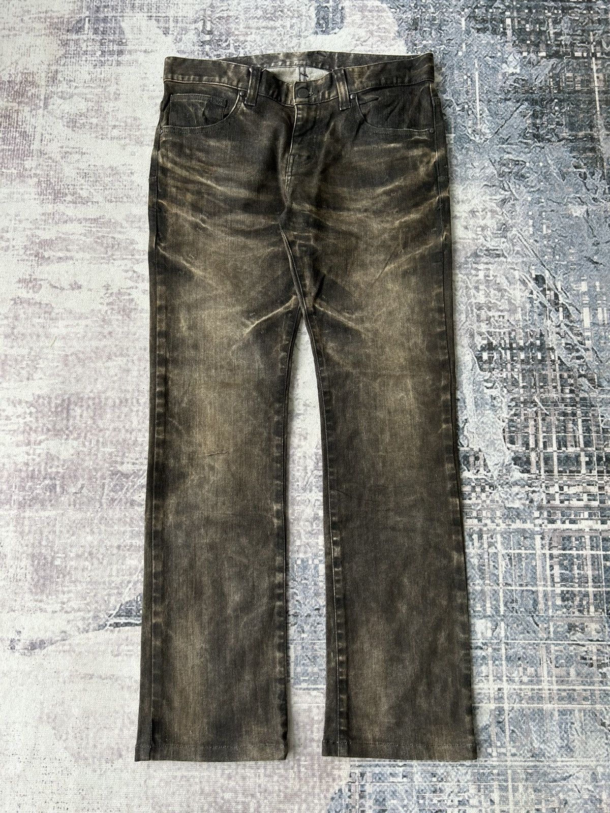 Tornado Mart Tornado Mart Acid Wash Punk Pants Size US 32 / EU 48 - 3 Thumbnail