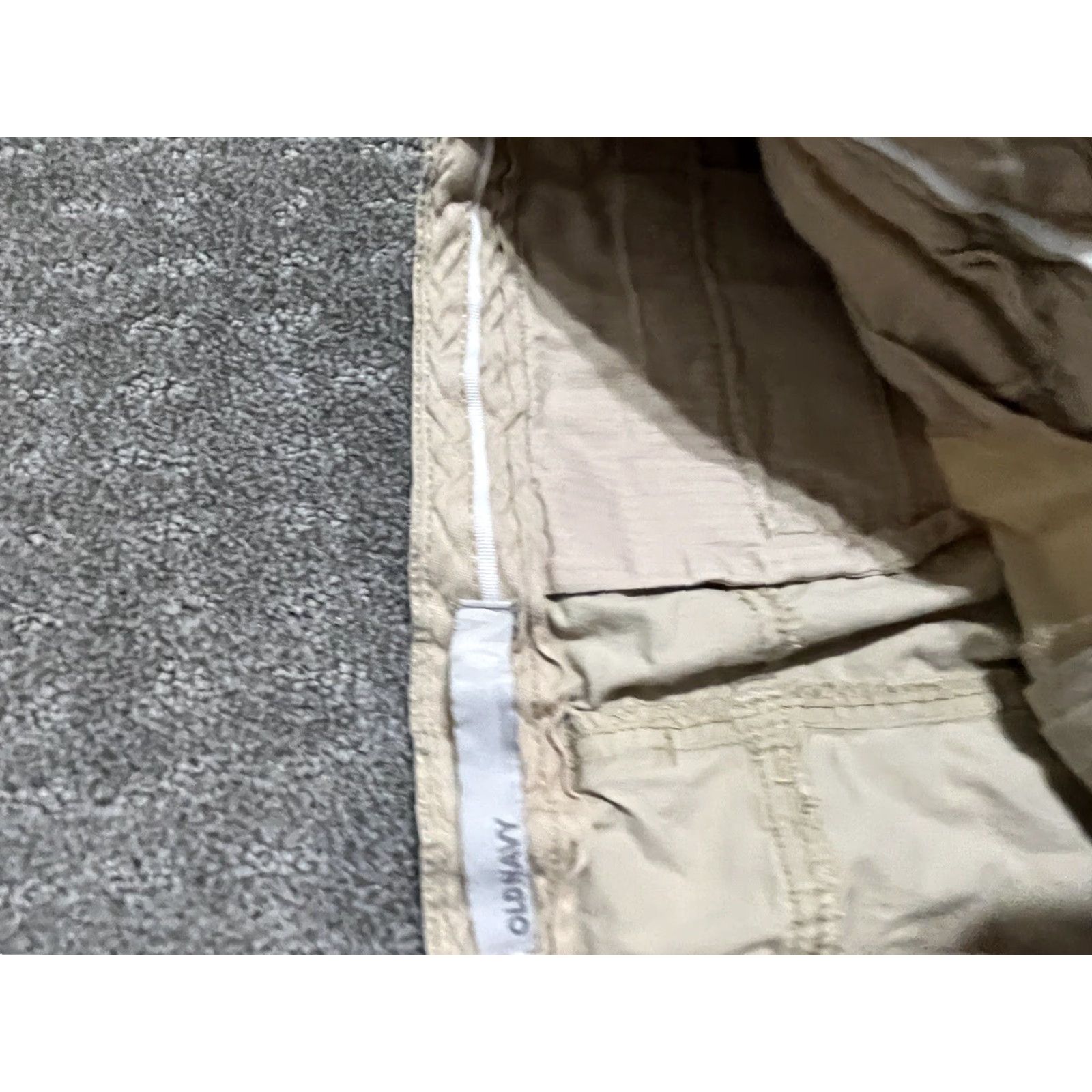 Old Navy VINTAGE Old Navy Capri Pants Women Regular 12 Inseam 22" Brown Beig... Size ONE SIZE - 5 Thumbnail
