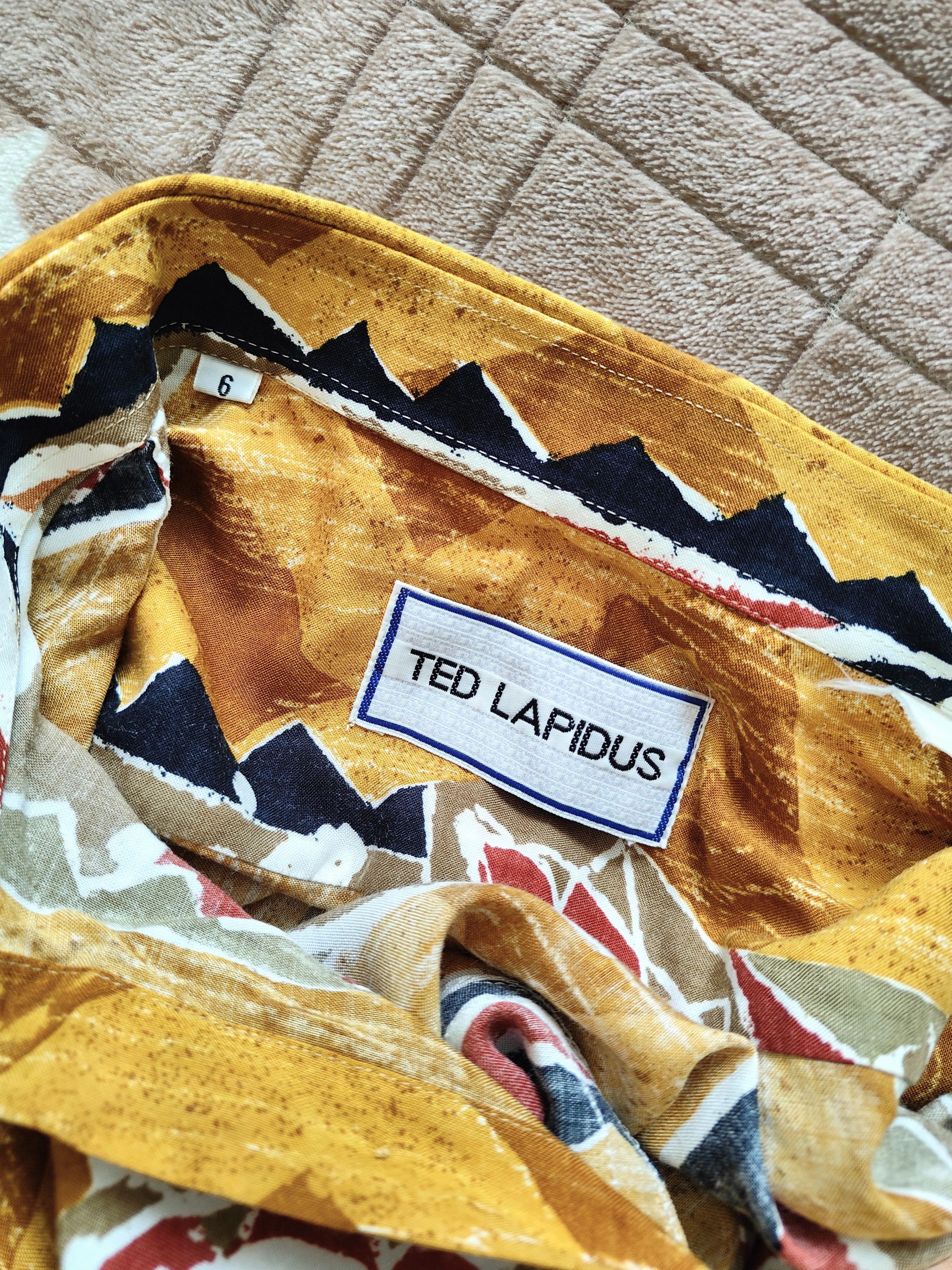 TED LAPIDUS Ted Lapidus Shirt XL Ted Lapidus Mexican Style Shirt Size US XL / EU 56 / 4 - 7 Thumbnail