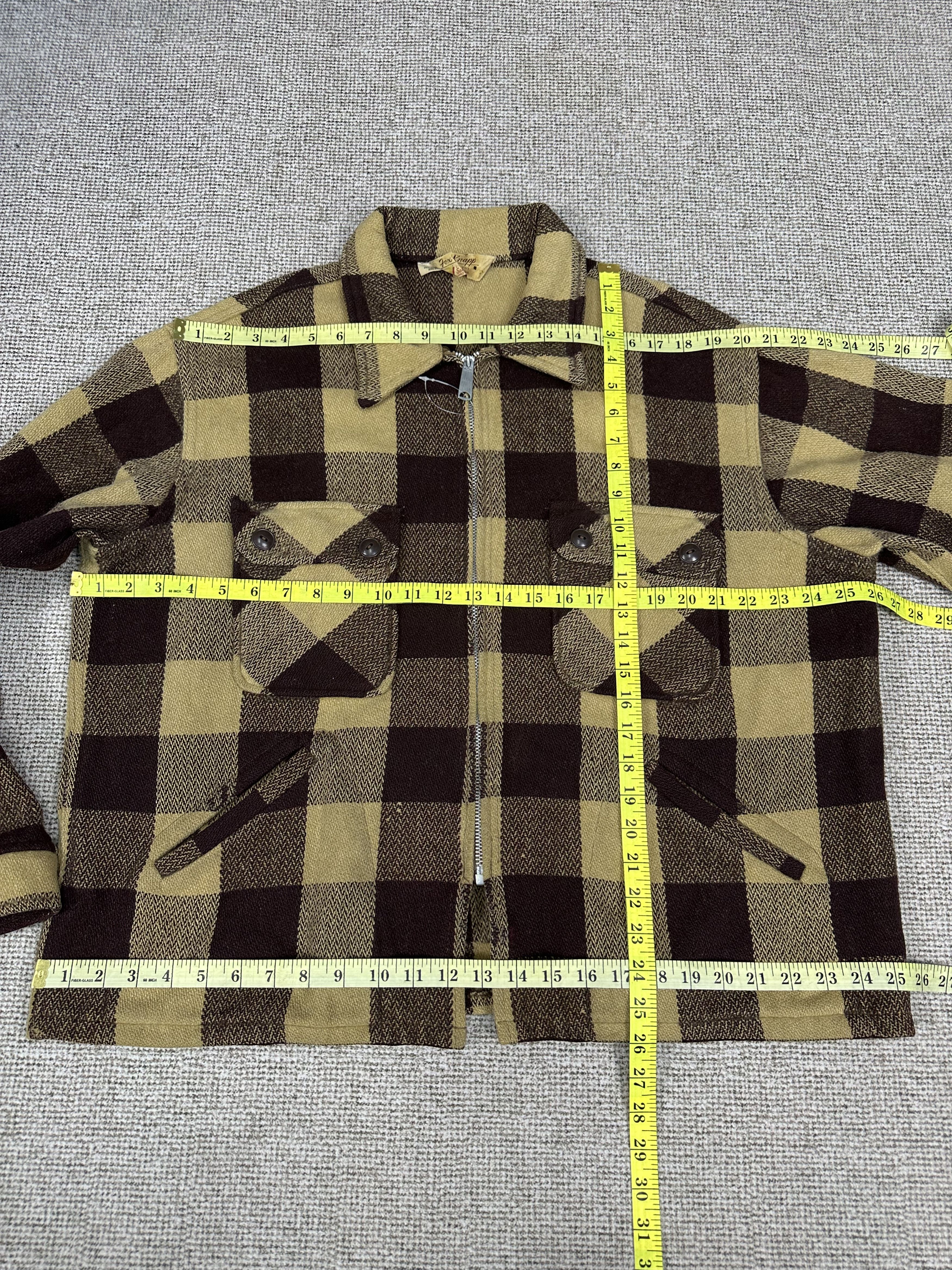 Vintage Vintage 50s Fox Knapp Usa Wool Jacket Z506 Size US L / EU 52-54 / 3 - 5 Thumbnail