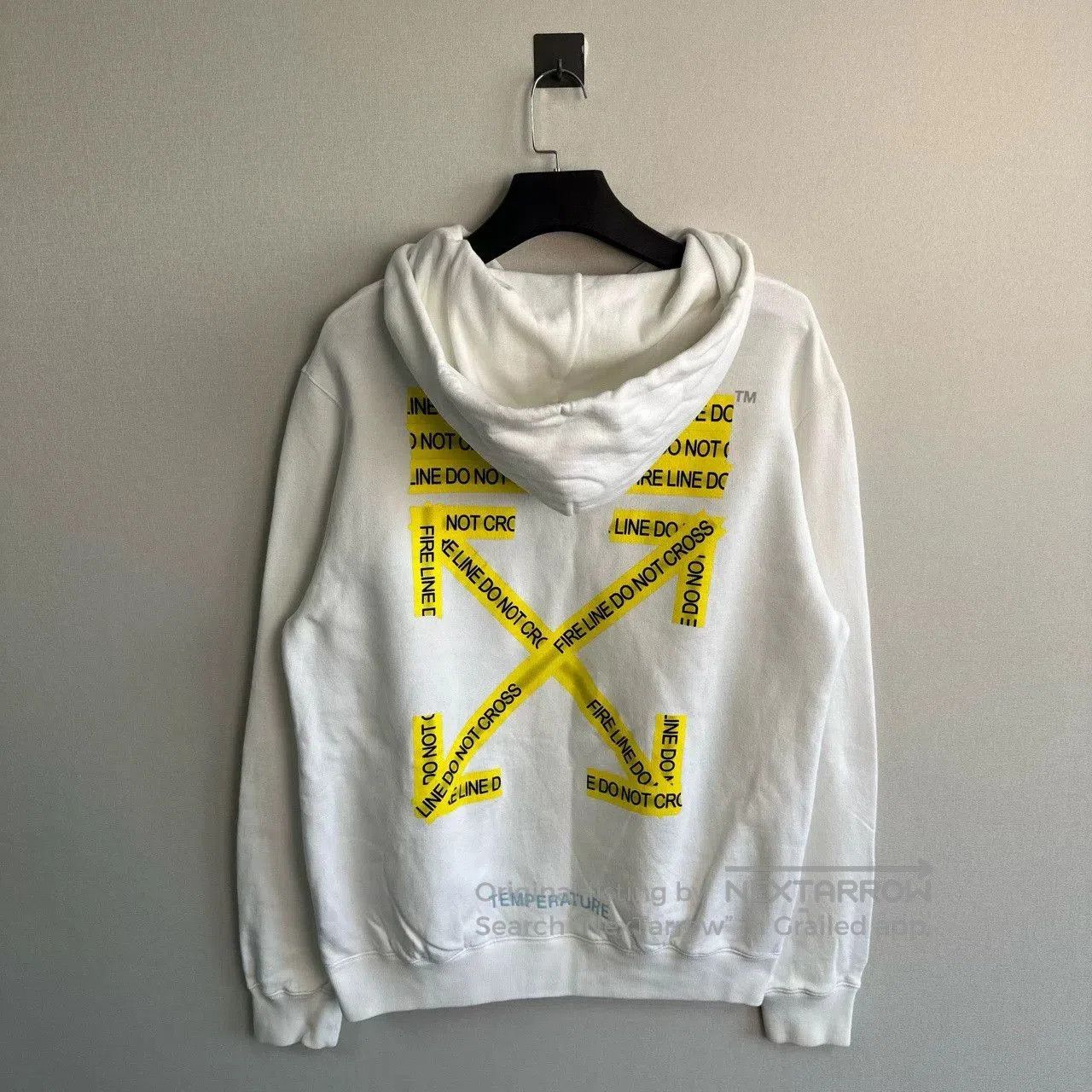 Off-White off white caution tape hooded sweatshirt. Size M / US 6-8 / IT 42-44 - 1 Thumbnail