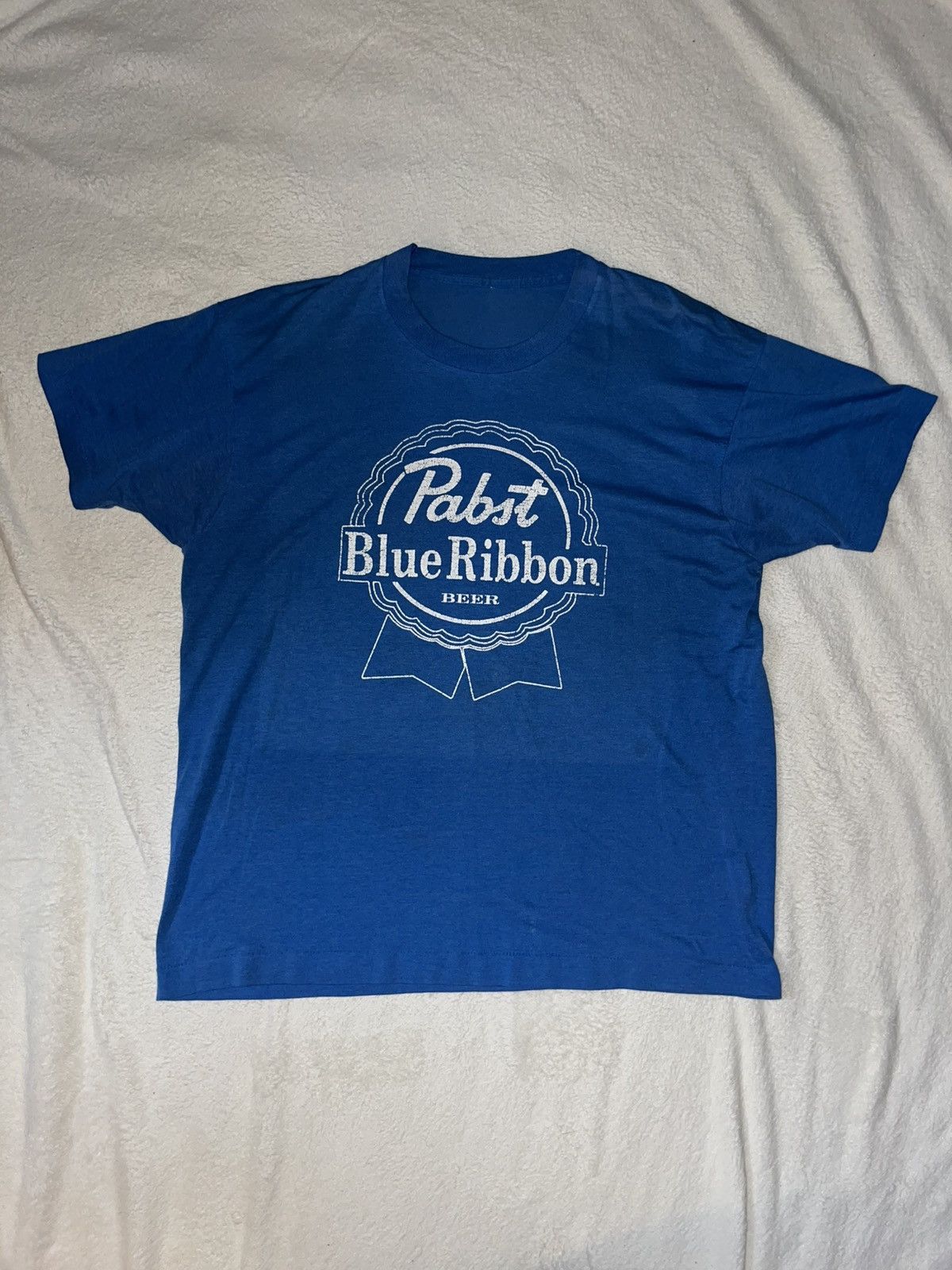 Pabst Blue Ribbon VINTAGE PABST BLUE RIBBON TEE Size US M / EU 48-50 / 2 - 1 Thumbnail
