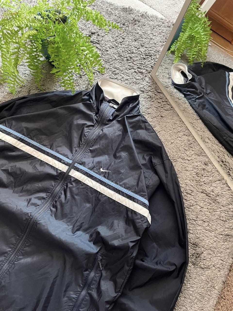 Nike × Vintage 00s Nike Vintage Light Jacket Streetwear Swoosh Logo Rare Size US M / EU 48-50 / 2 - 4 Thumbnail
