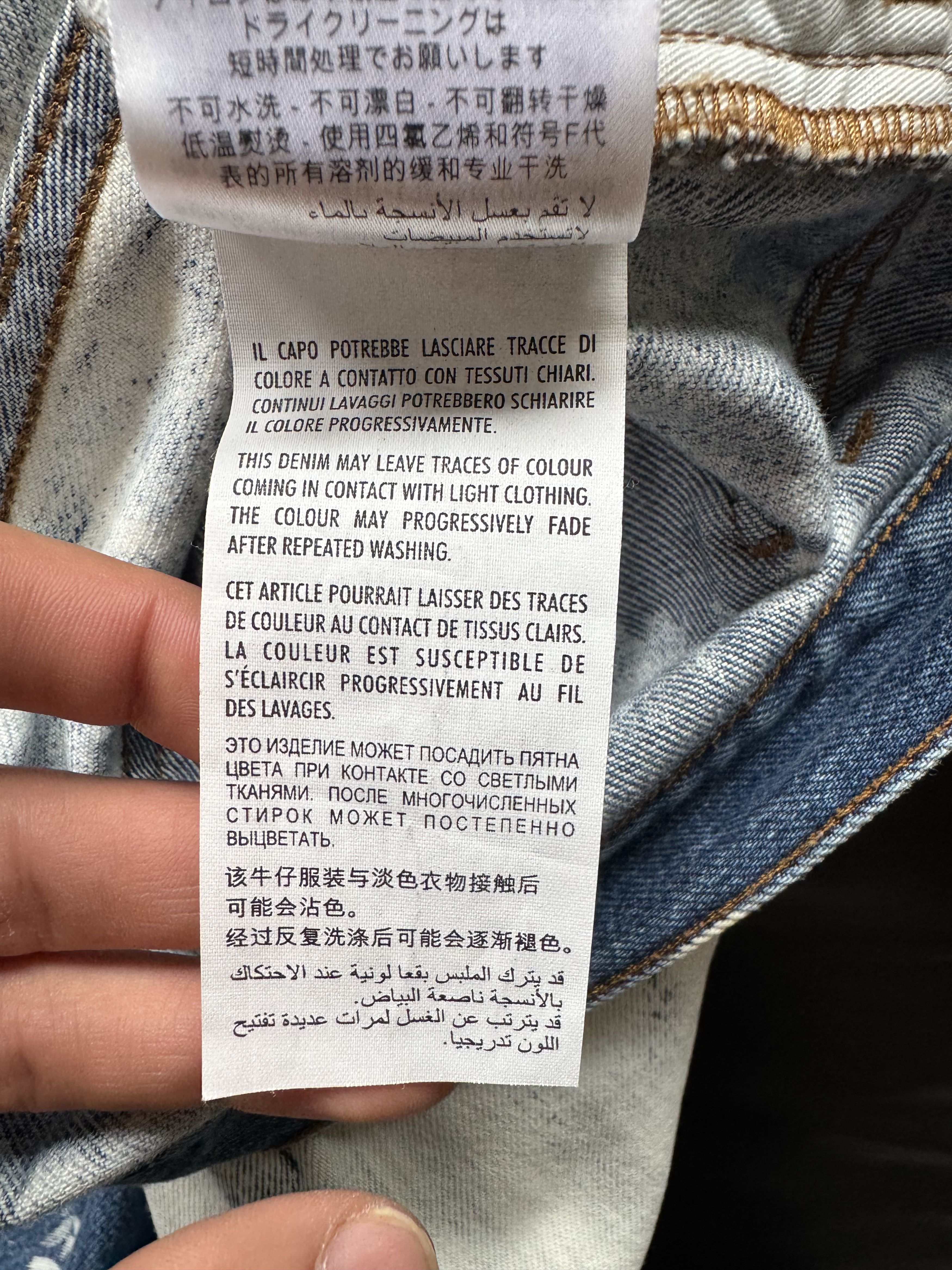 Gucci Bleached Boyfriend Jeans Size US 29 - 23 Thumbnail