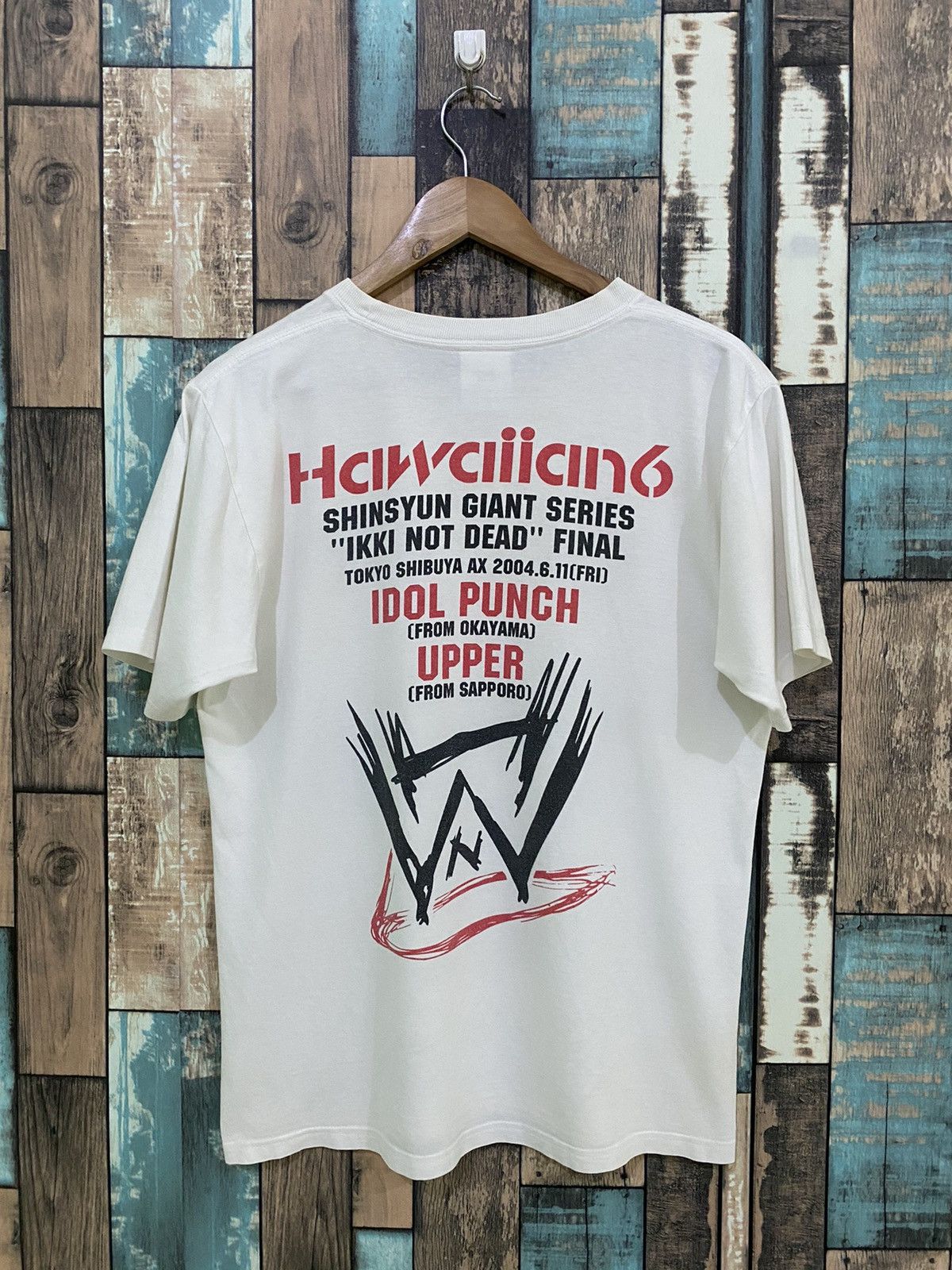Band Tees × Vintage × WWF Vintage y2k Pizza of Death X Wrestling Size US M / EU 48-50 / 2 - 2 Thumbnail