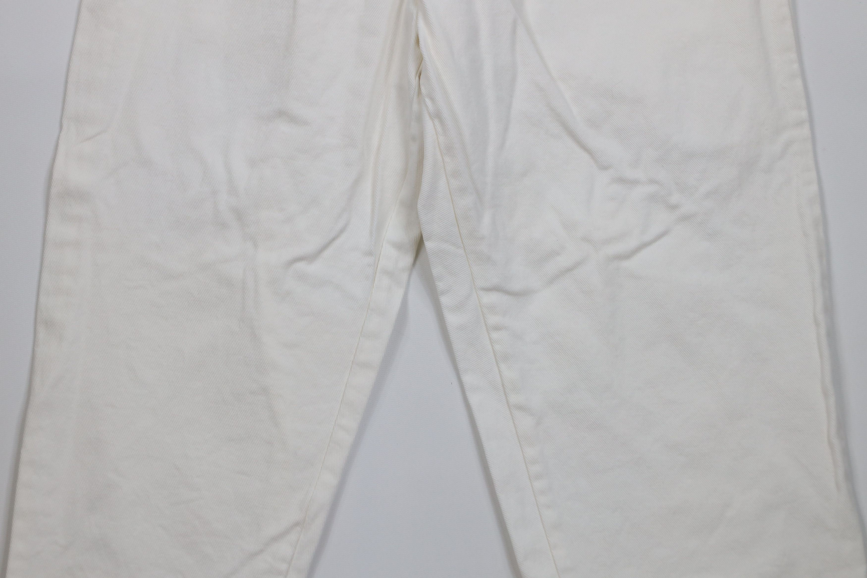 Vintage Vintage 80s 90s StreetwearTapered Leg Jeans White Cotton USA Size 40" / US 18 - 3 Thumbnail