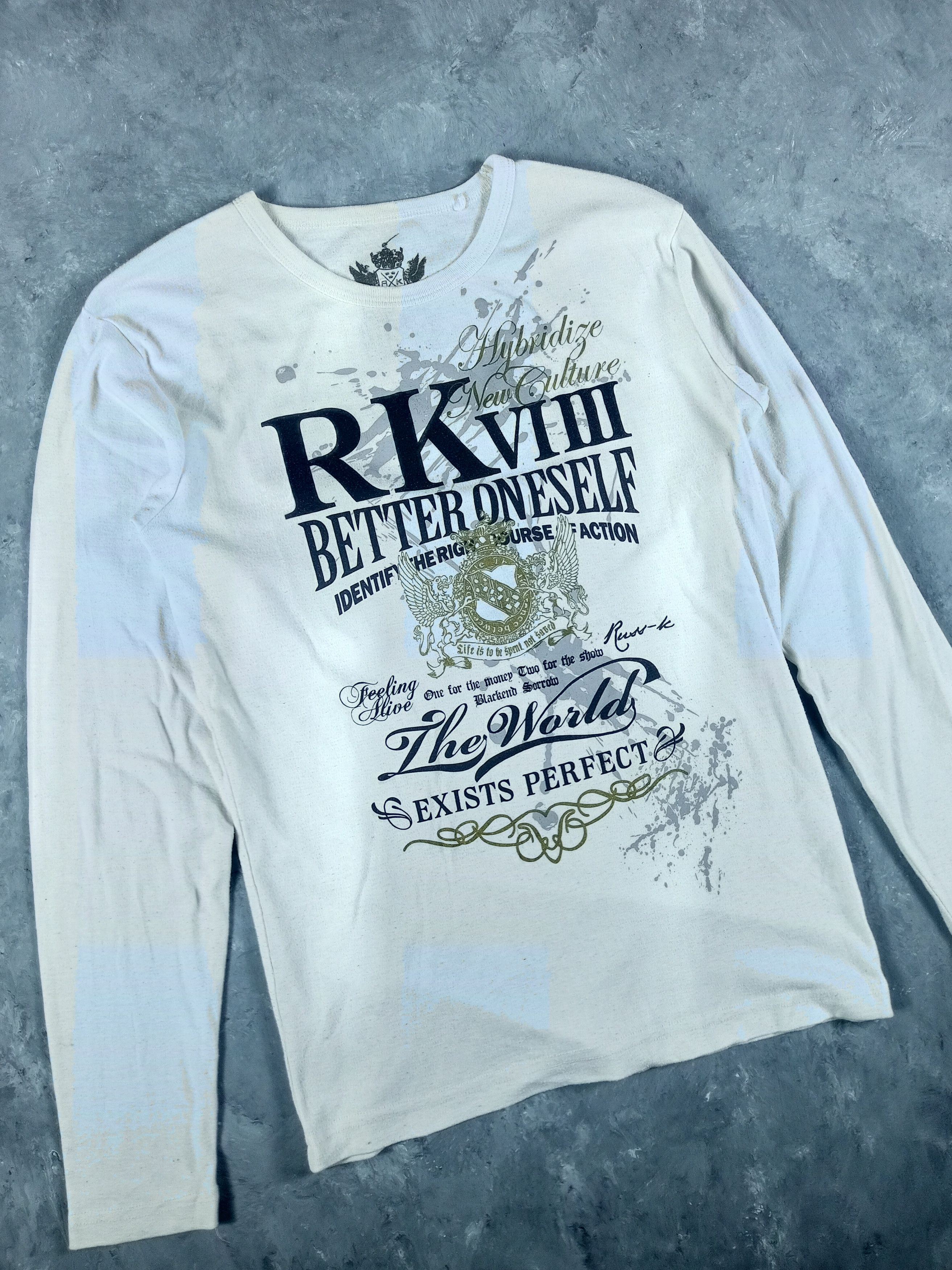 Japanese Brand 2000s Japanese archive Vkei Grunge Long Sleeve Tee Size US M / EU 48-50 / 2 - 3 Thumbnail