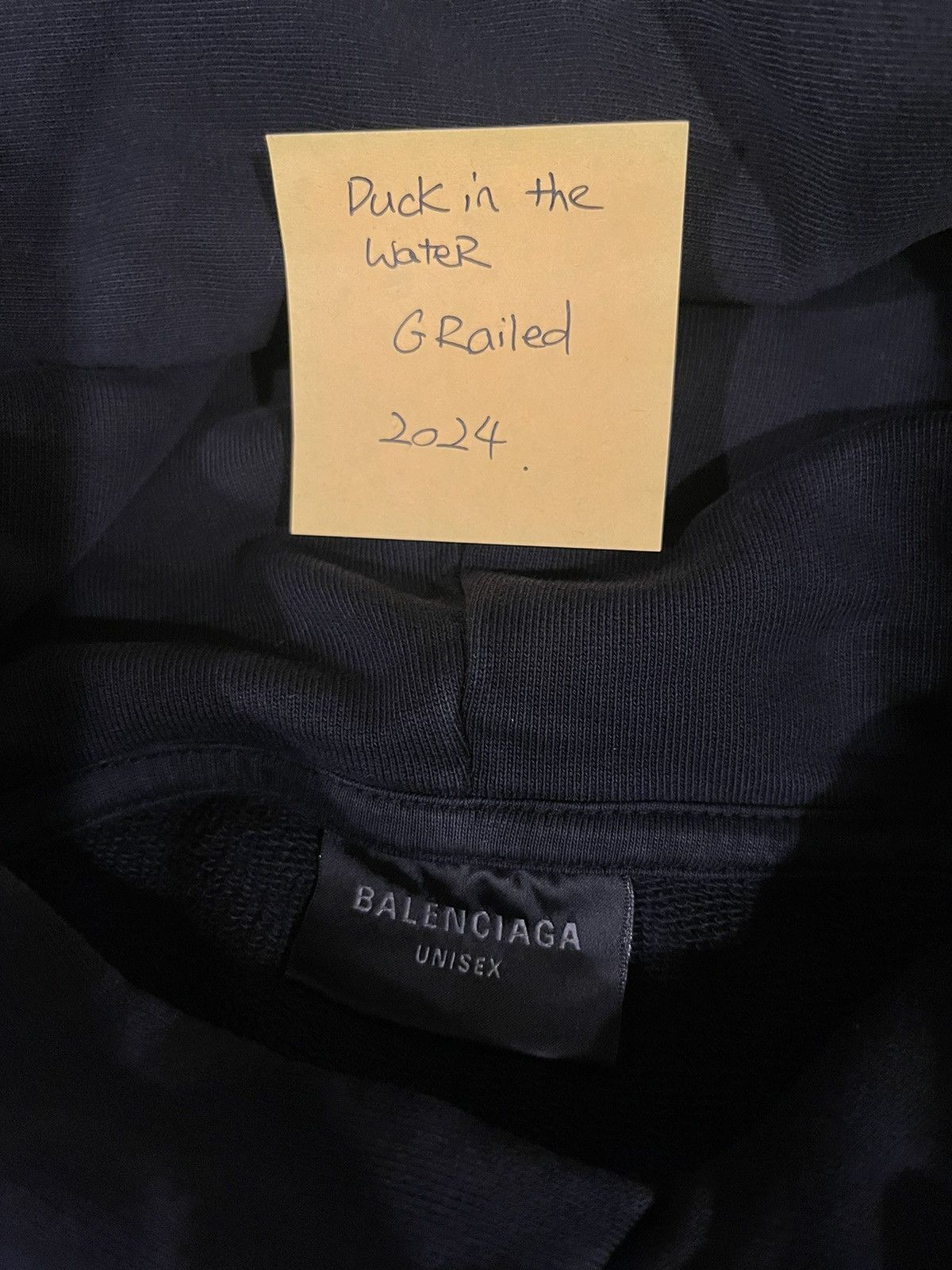 Balenciaga Balenciaga Embroidered Outline Logo Hoodie Size US S / EU 44-46 / 1 - 2 Thumbnail