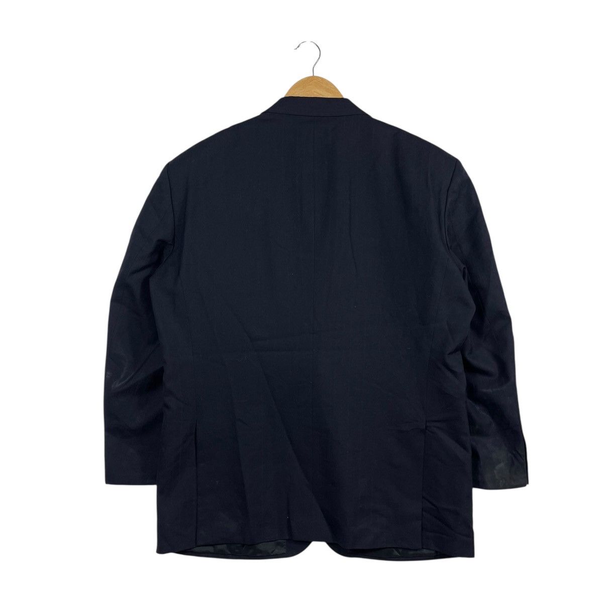 Hanae Mori HANAE MORI Monsieur Navy Wool Blazer Jacket Size 38R - 5 Thumbnail