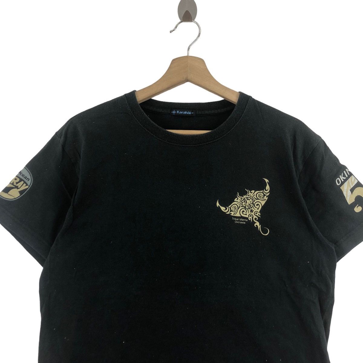 Vintage Vintage KARAHAI DEVIL RAY Pacific Ocean Tee Shirt Top Size US M / EU 48-50 / 2 - 2 Thumbnail