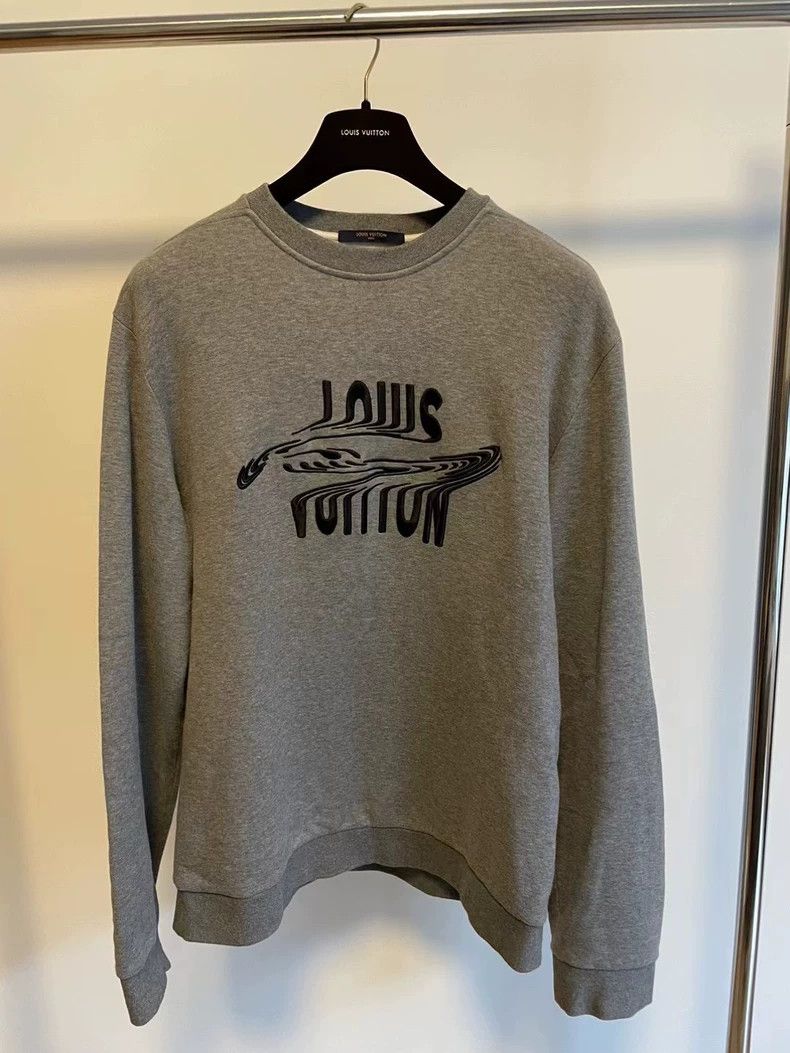 Louis Vuitton Louis Vuitton Twisted grey hoodie 2501-Nextarrow Size US XL / EU 56 / 4 - 1 Thumbnail