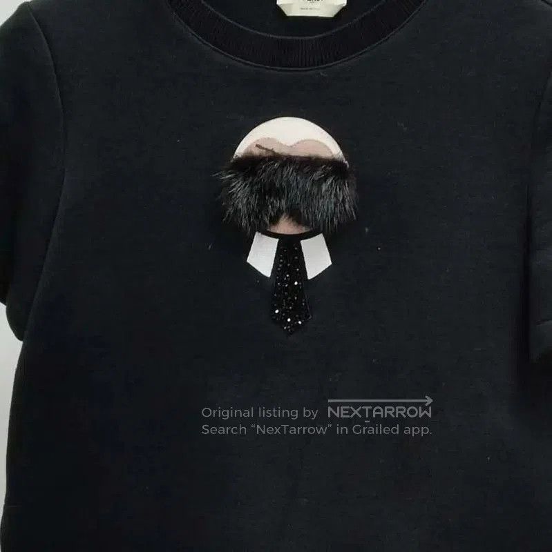 Fendi Fendi Short Sleeve Black T-Shirt for Women . Size M / US 6-8 / IT 42-44 - 5 Thumbnail