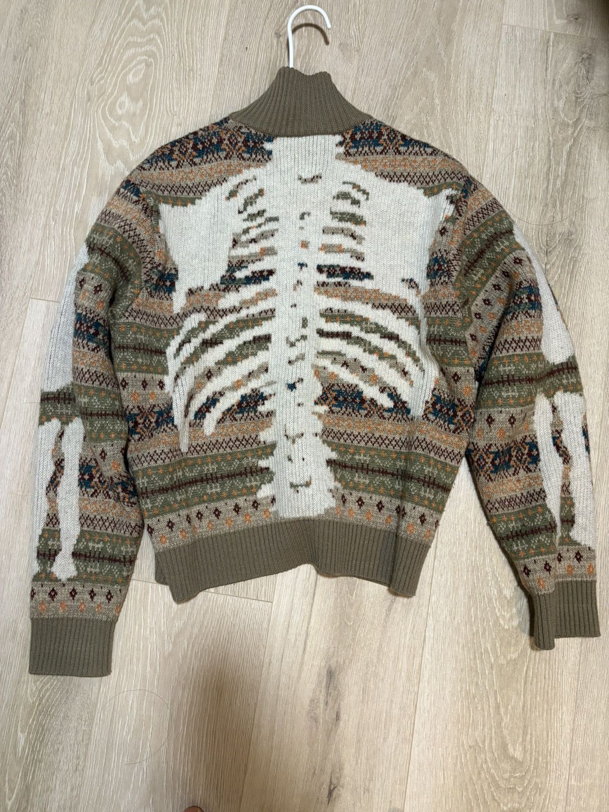 Kapital Kapital Wool Fair isle Bone Zip Short Cardigan 7G Size US M / EU 48-50 / 2 - 3 Thumbnail
