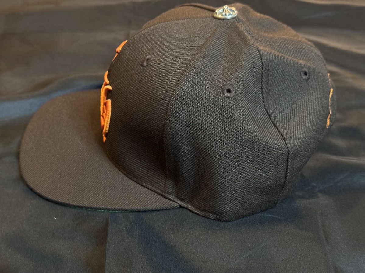 Chrome Hearts Chrome Hearts Brown/Orange CH Embroidered Baseball Hat Size ONE SIZE - 3 Thumbnail